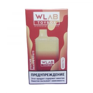 Электронная сигарета WLAB TOYBOX 5000 (Персик манго арбуз) купить с доставкой в Самаре, по России и СНГ. Цена. Изображение №5. 