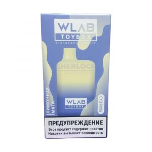 Электронная сигарета WLAB TOYBOX 5000 (Лимонная мята) купить с доставкой в Самаре, по России и СНГ. Цена. Изображение №6. 