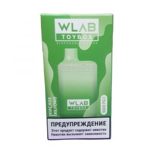 Электронная сигарета WLAB TOYBOX 5000 (Кислое яблоко) купить с доставкой в Самаре, по России и СНГ. Цена. Изображение №11. 