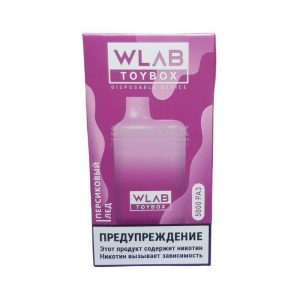 Электронная сигарета WLAB TOYBOX 5000 (Персиковый лёд) купить с доставкой в Самаре, по России и СНГ. Цена. Изображение №9. 