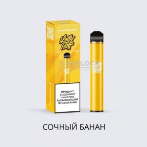 Электронная сигарета LOLLY PUFF 1500 (Банан) купить с доставкой в Самаре, по России и СНГ. Цена. Изображение №6. 