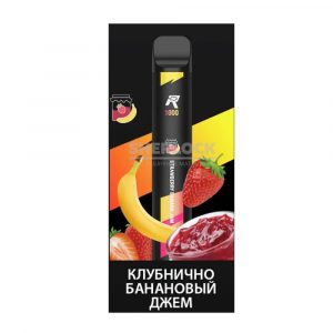 Электронная сигарета RAZKA R1000 1000 (Клубнично банановый джем) купить с доставкой в Самаре, по России и СНГ. Цена. Изображение №12. 