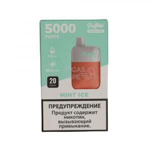 Электронная сигарета PUFFMI DX Mesh Box 5000 (Ледяной арбуз) купить с доставкой в Самаре, по России и СНГ. Цена. Изображение №2. 