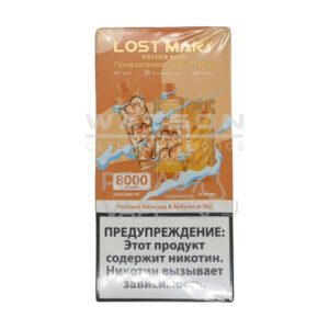 POD-система LOST MARY PSYPER 8000 (Оранжевый) Розовый лимонад и ледяной арбуз купить с доставкой в Самаре, по России и СНГ. Цена. Изображение №6. 