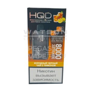 8000 HQD Miracle (Холодный черный чай с лимоном) купить с доставкой в Самаре, по России и СНГ. Цена. Изображение №19. 