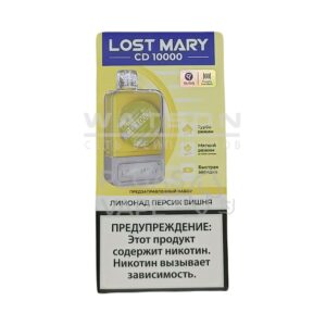 POD-система LOST MARY CD 10000 Вишня персик лимонад купить с доставкой в Самаре, по России и СНГ. Цена. Изображение №29. 